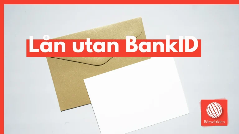 Lån utan BankID